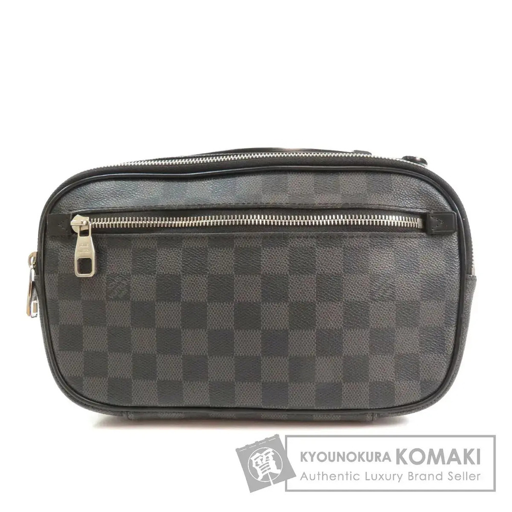 Louis Vuitton Ambrelle Sling Crossbody Bag Damier Canvas Crossbody Black Gray